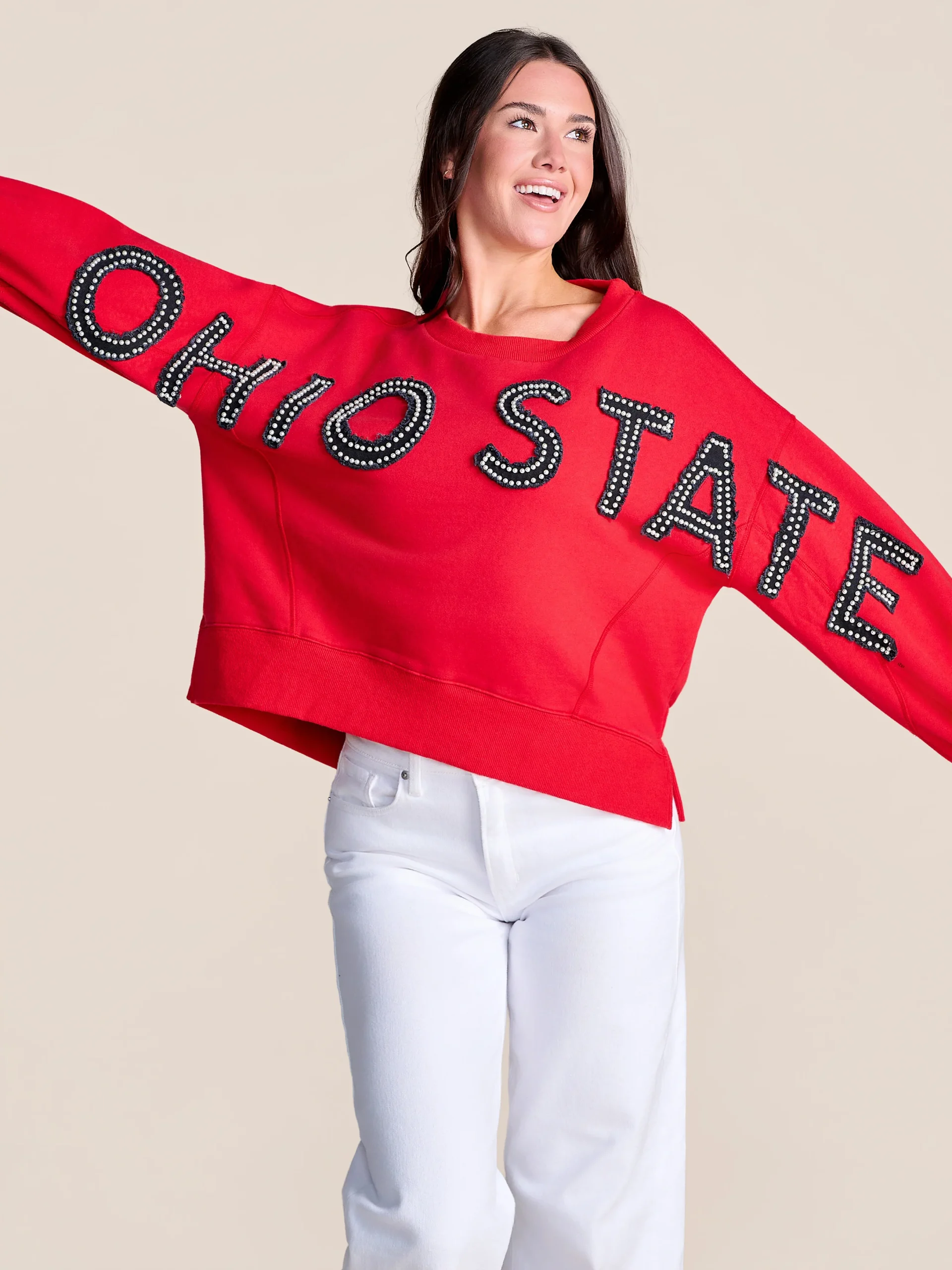 OHIO STATE THE ALL-STAR DISTRESSED PULLOVER