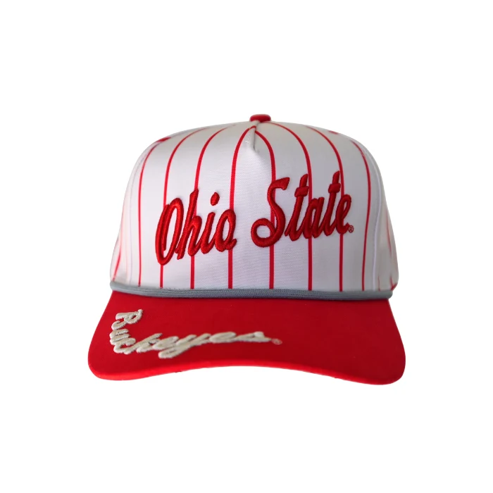 OHIO STATE PINSTRIPE CANVAS BASEBALL HAT