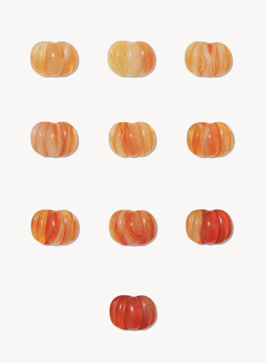 Alternative view of KENDRA SCOTT - PUMPKIN SHORT PENDANT NECKLACE - GOLD